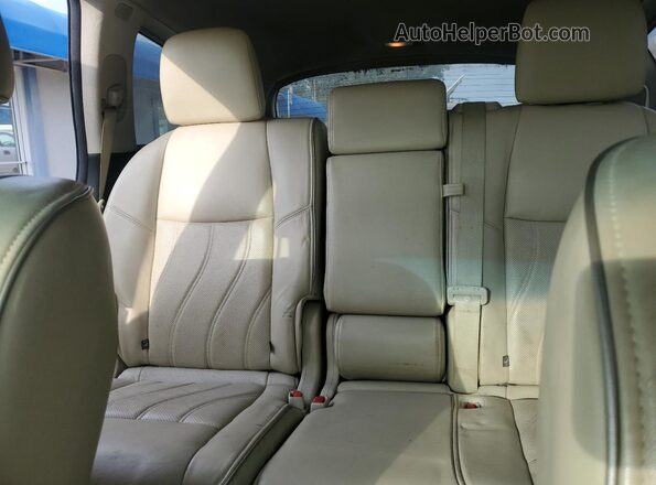 5N1AL0MM9GC512952 2016 INFINITI QX60 White უკანა სავარძლების ხედი
