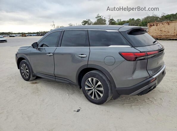 5N1AL1ER2SC332074 2025 INFINITI QX60 Gray Rear left
