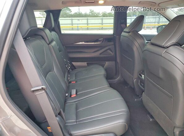 5N1AL1ER2SC332074 2025 INFINITI QX60 Gray Rear interior view