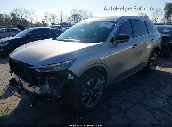 5N1AL1FR2SC351402 2025 INFINITI QX60 Tan Front left