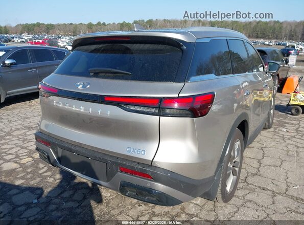 5N1AL1FR2SC351402 2025 INFINITI QX60 Tan Rear right