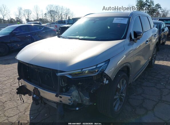 5N1AL1FR2SC351402 2025 INFINITI QX60 Tan Front view