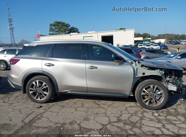 5N1AL1FR2SC351402 2025 INFINITI QX60 Tan Rear interior view