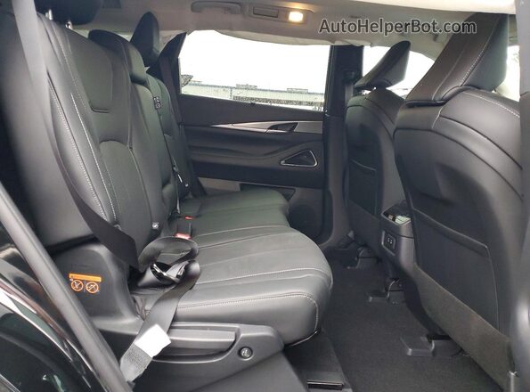 5N1AL1FR9TC342164 2026 INFINITI QX60 Black Widok wnętrza z tyłu