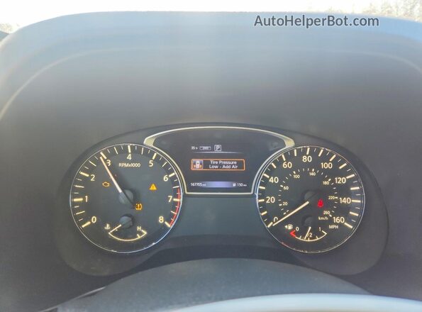 5N1AR2MM1GC610609 2016 NISSAN PATHFINDER Black Instrument cluster view