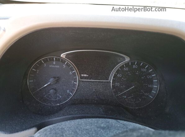 5N1AR2MM6GC615532 2016 NISSAN PATHFINDER White Instrument cluster view