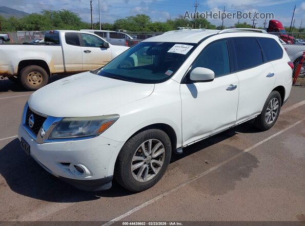 5N1AR2MN1GC638886 2016 NISSAN PATHFINDER Белый Передняя левая четверть