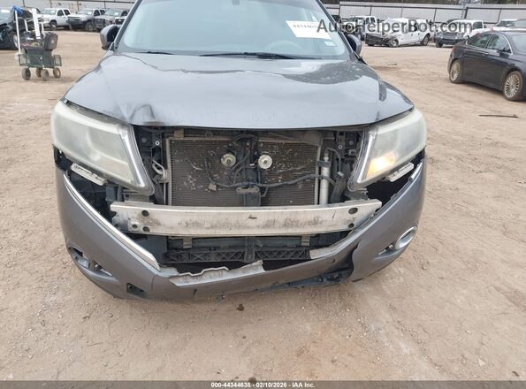 5N1AR2MN3GC615061 2016 NISSAN PATHFINDER Gray Front view