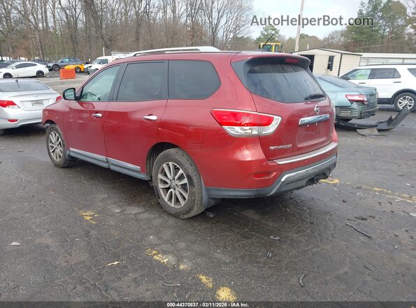 5N1AR2MN7GC610350 2016 NISSAN PATHFINDER Красный Задняя левая четверть