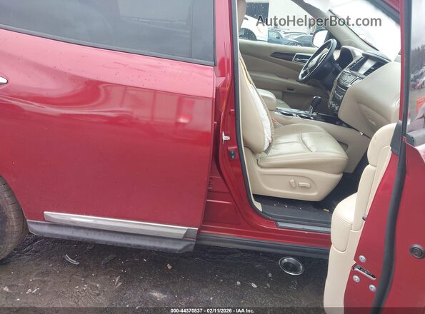 5N1AR2MN7GC610350 2016 NISSAN PATHFINDER Красный Вид салона спереди