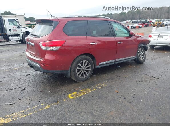 5N1AR2MN7GC610350 2016 NISSAN PATHFINDER Красный Задняя правая четверть