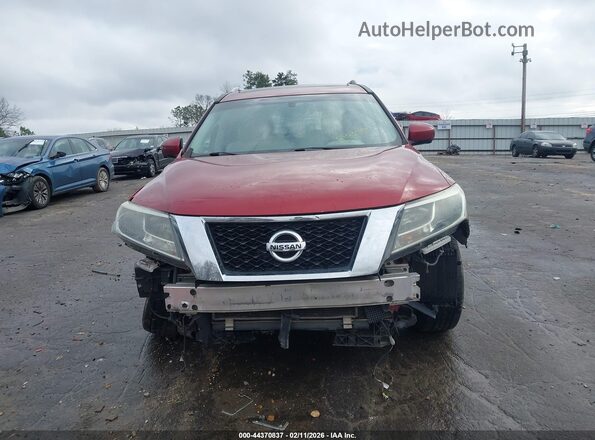 5N1AR2MN7GC610350 2016 NISSAN PATHFINDER Красный Вид щитка приборов