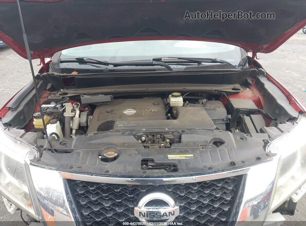 5N1AR2MN7GC610350 2016 NISSAN PATHFINDER Красный Вид сзади