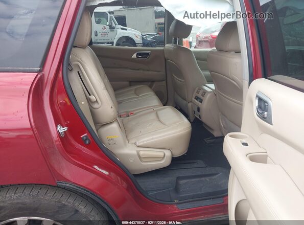 5N1AR2MN7GC610350 2016 NISSAN PATHFINDER Красный Вид наклейки с VIN-кодом