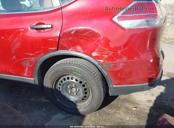 5N1AT2MT0GC741880 2016 NISSAN ROGUE Red წინა ხედი