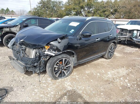 5N1AT2MT0KC765461 2019 NISSAN ROGUE Black Առջևի ձախ երեք քառորդ տեսարան