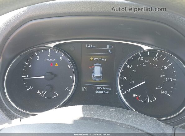 5N1AT2MT4GC790158 2016 NISSAN ROGUE White Widok tylnych siedzeń