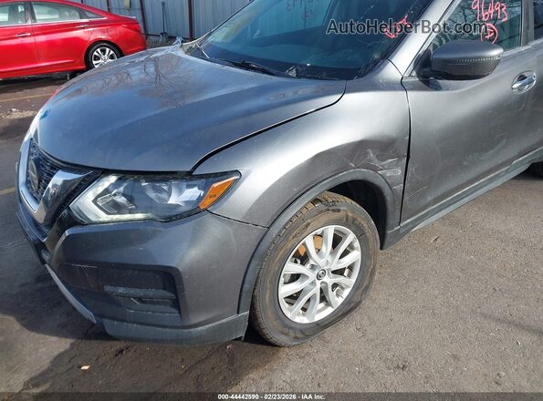 5N1AT2MV0JC706362 2018 NISSAN ROGUE Gray Դիմացի տեսք