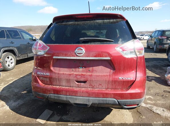 5N1AT2MV1GC774310 2016 NISSAN ROGUE Red 