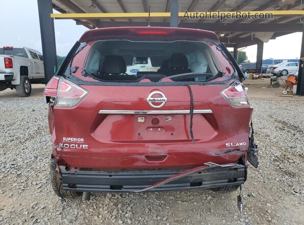 5N1AT2MV6GC831729 2016 NISSAN ROGUE Red Հետևի տեսք