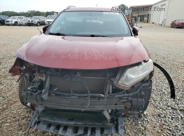 5N1AT2MV6GC831729 2016 NISSAN ROGUE Red Դիմացի տեսք