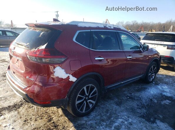 5N1AT2MV8LC751830 2020 NISSAN ROGUE Красный Задняя правая четверть