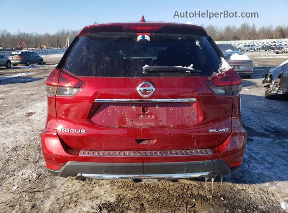 5N1AT2MV8LC751830 2020 NISSAN ROGUE Красный Вид сзади