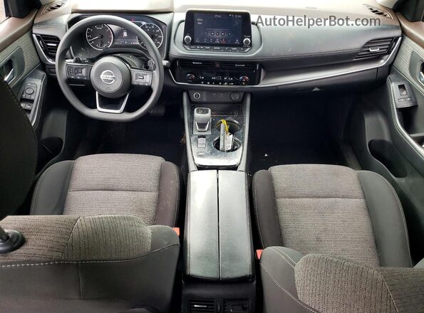 5N1AT3BA0MC828195 2021 NISSAN ROGUE Серый Вид панели приборов