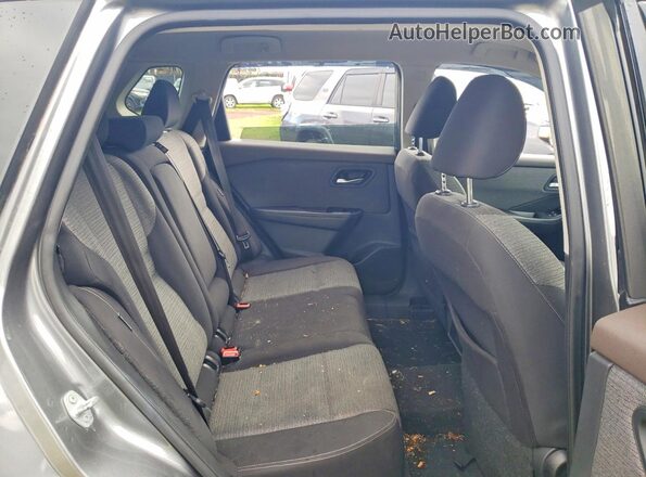 5N1AT3BA0MC828195 2021 NISSAN ROGUE Серый Вид задней части салона