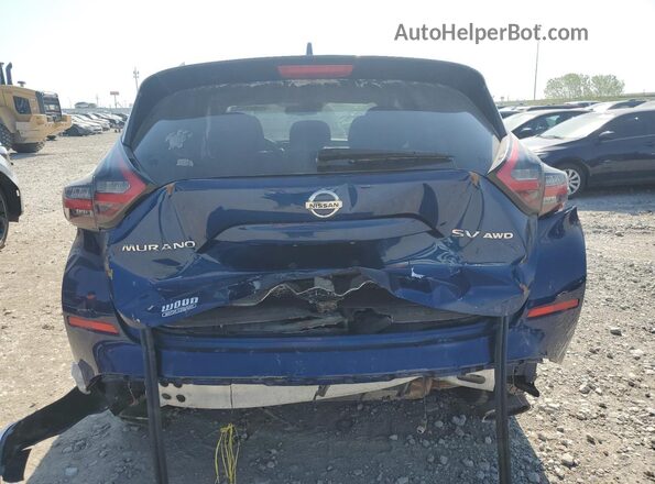 5N1AZ2BS3MC115597 2021 NISSAN MURANO Blue Вид ззаду