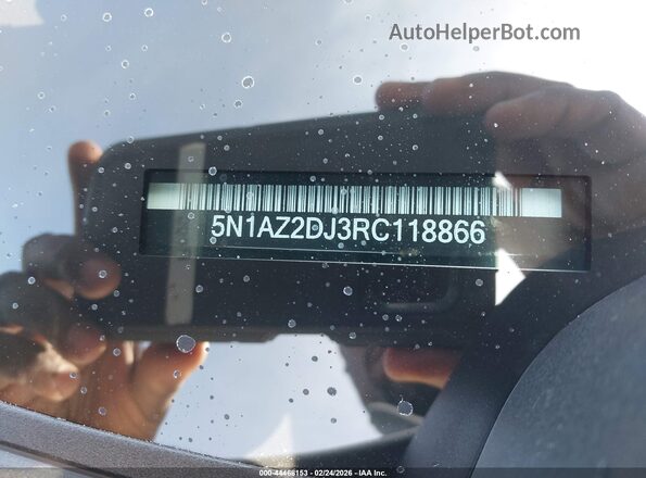5N1AZ2DJ3RC118866 2024 NISSAN MURANO White Widok komory silnika