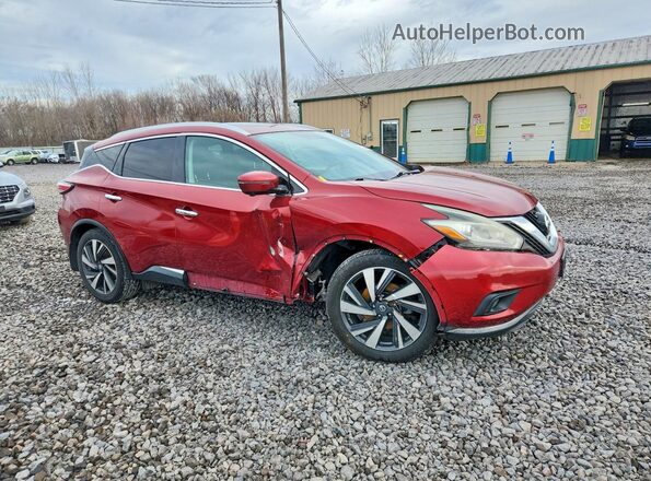 5N1AZ2MH4GN117353 2016 NISSAN MURANO Burgundy 