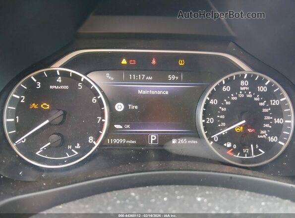5N1AZ2MJ3KN160156 2019 NISSAN MURANO Maroon 