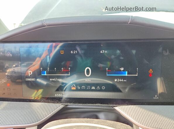 5N1AZ3BS1SC112474 2025 NISSAN MURANO Черный Вид щитка приборов