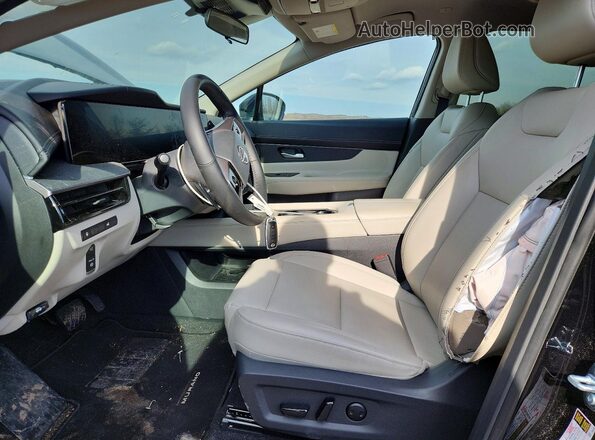 5N1AZ3BS1SC112474 2025 NISSAN MURANO Черный Вид салона спереди