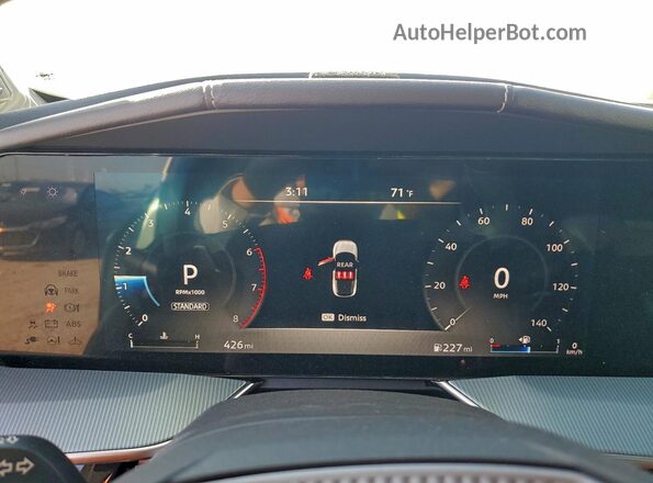 5N1AZ3CS8SC143185 2025 NISSAN MURANO Silver Սարքավորումների վահանակի տեսք