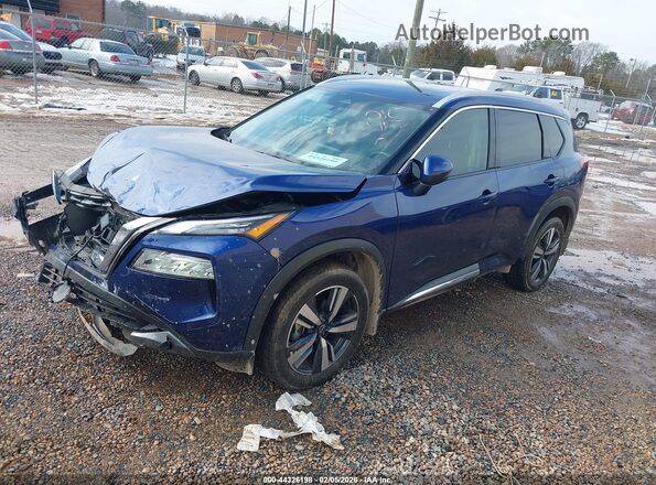 5N1BT3CA7PC680165 2023 NISSAN ROGUE Blue წინა მარცხენა ხედი სამი მეოთხედიდან