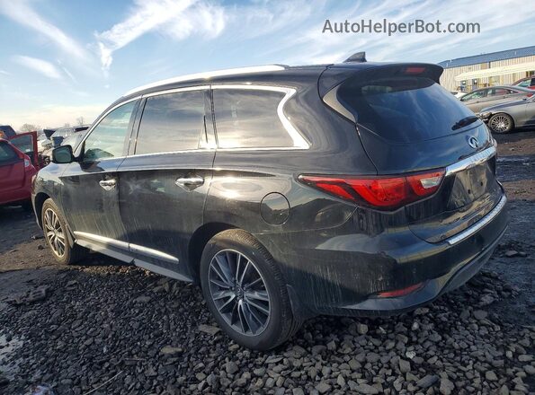 5N1DL0MM0HC504740 2017 INFINITI QX60 Black Rear left