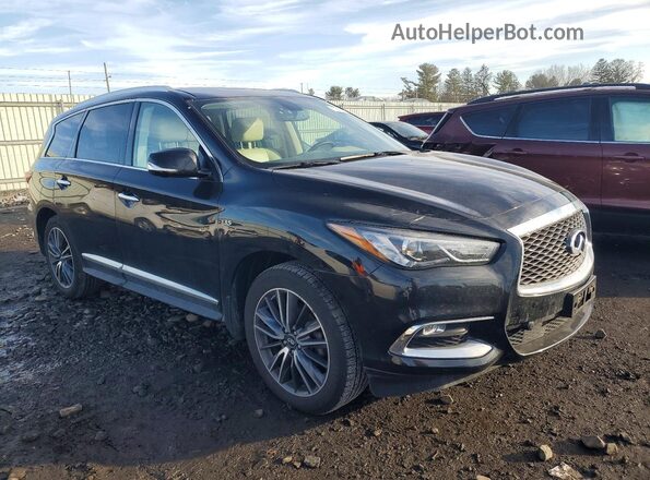 5N1DL0MM0HC504740 2017 INFINITI QX60 Black Front right