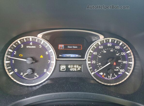 5N1DL0MM0HC504740 2017 INFINITI QX60 Black Instrument cluster view