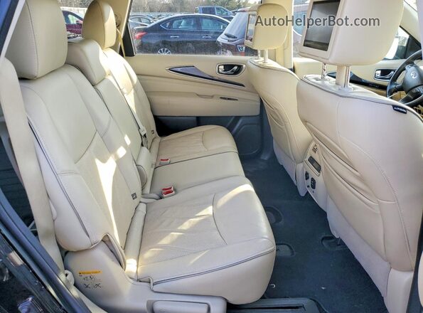 5N1DL0MM0HC504740 2017 INFINITI QX60 Black Rear interior view