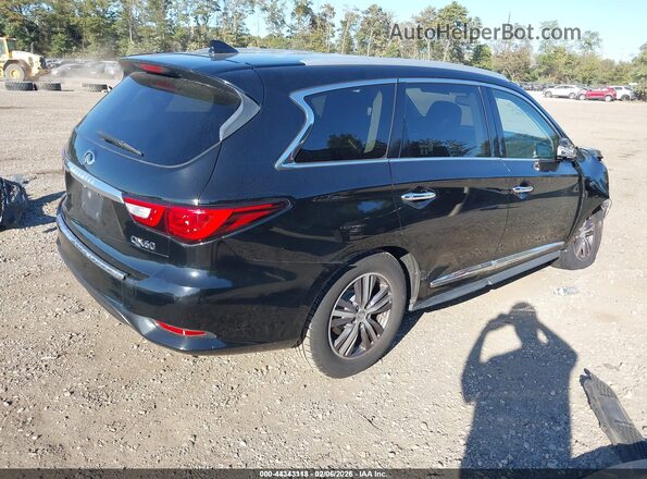 5N1DL0MM0HC522932 2017 INFINITI QX60 Black უკანა მარჯვენა