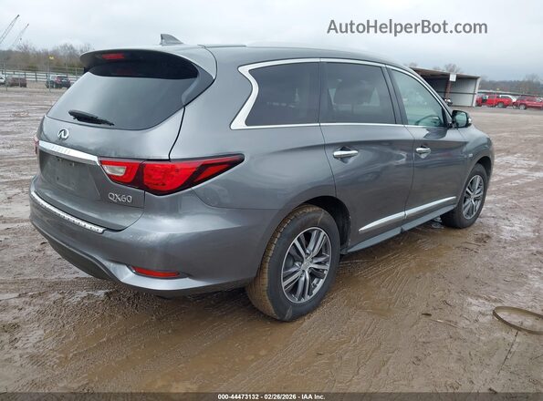 5N1DL0MM4HC556453 2017 INFINITI QX60 Серый Задняя правая четверть