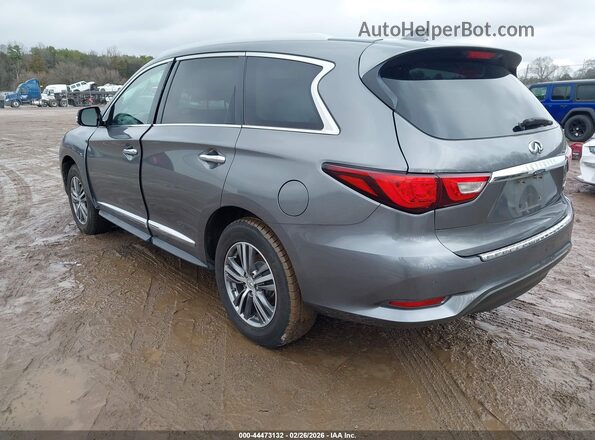 5N1DL0MM4HC556453 2017 INFINITI QX60 Серый Задняя левая четверть