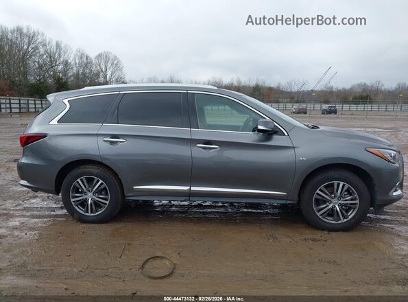 5N1DL0MM4HC556453 2017 INFINITI QX60 Серый Вид задней части салона