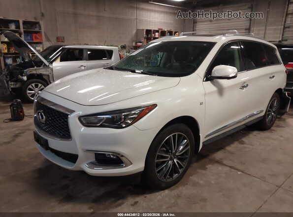 5N1DL0MM4JC507033 2018 INFINITI QX60 White წინა მარცხენა ხედი სამი მეოთხედიდან