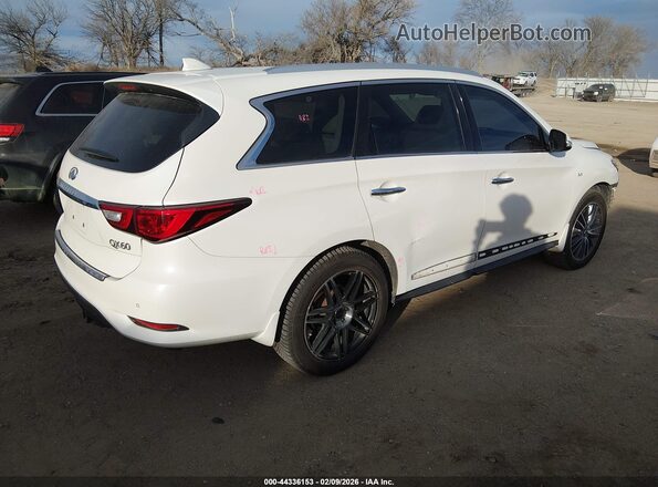 5N1DL0MM4JC507419 2018 INFINITI QX60 White Tył prawy