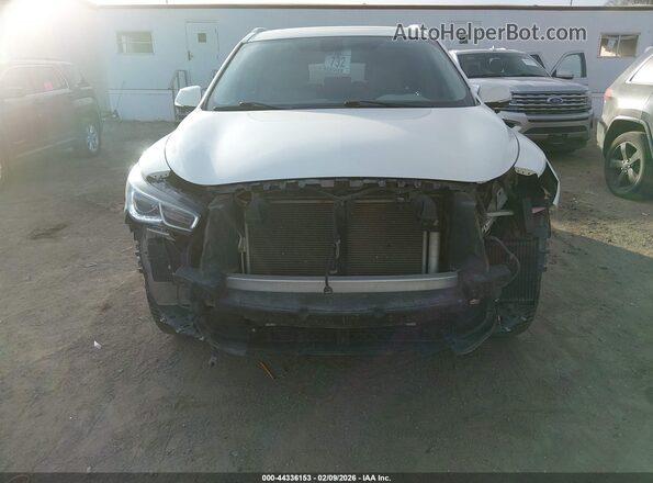 5N1DL0MM4JC507419 2018 INFINITI QX60 White Widok z przodu