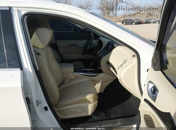 5N1DL0MM4JC507419 2018 INFINITI QX60 White Widok wnętrza z przodu