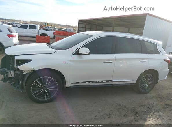 5N1DL0MM4JC507419 2018 INFINITI QX60 White Widok wnętrza 360 stopni